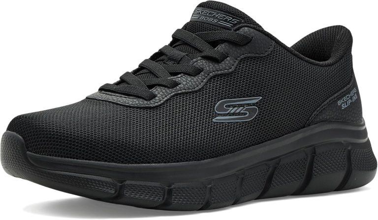 SKECHERS의 밥 Bobs B 플렉스 Glacial Edge 슬립 인스