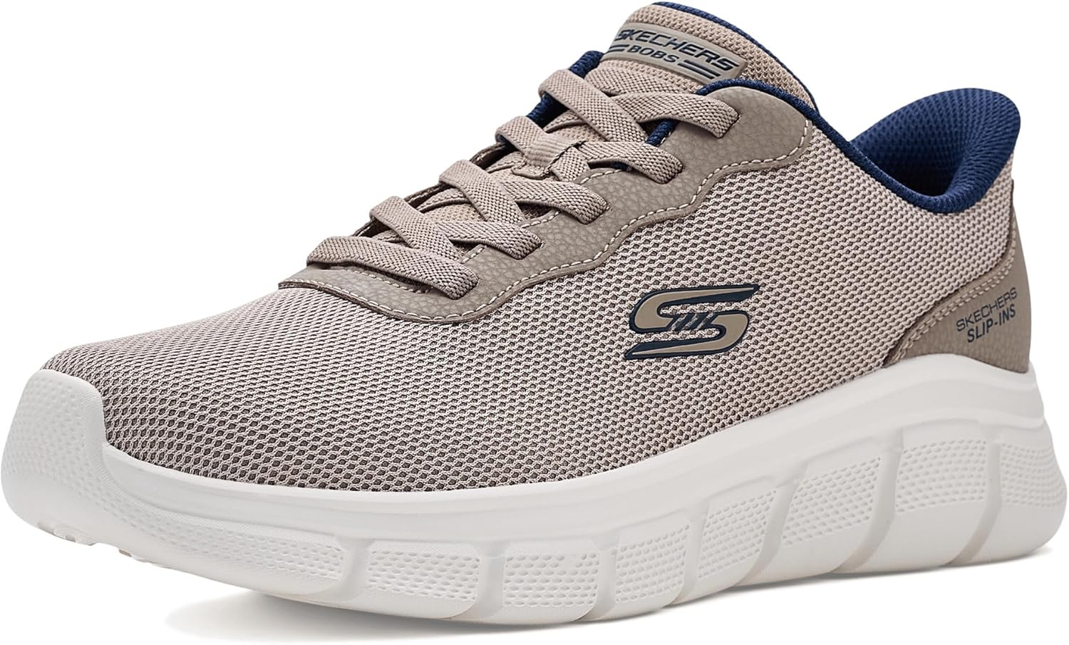 SKECHERS의 밥 Bobs B 플렉스 Glacial Edge 슬립 인스