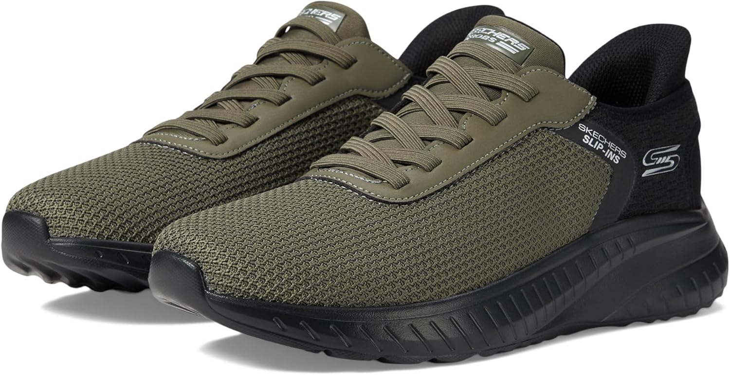 SKECHERS의 밥 Hands 프리 슬립 인스 Squad Chaos Balanced Edge