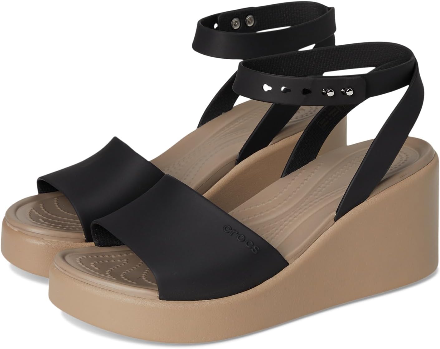 크록스 Brooklyn Ankle Strap Wedges
