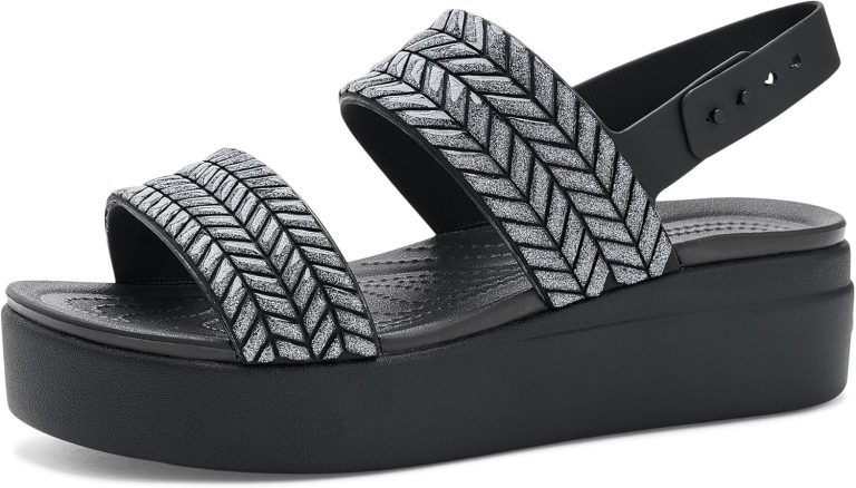 크록스 Brooklyn 로우 Wedges 플랫폼 샌들