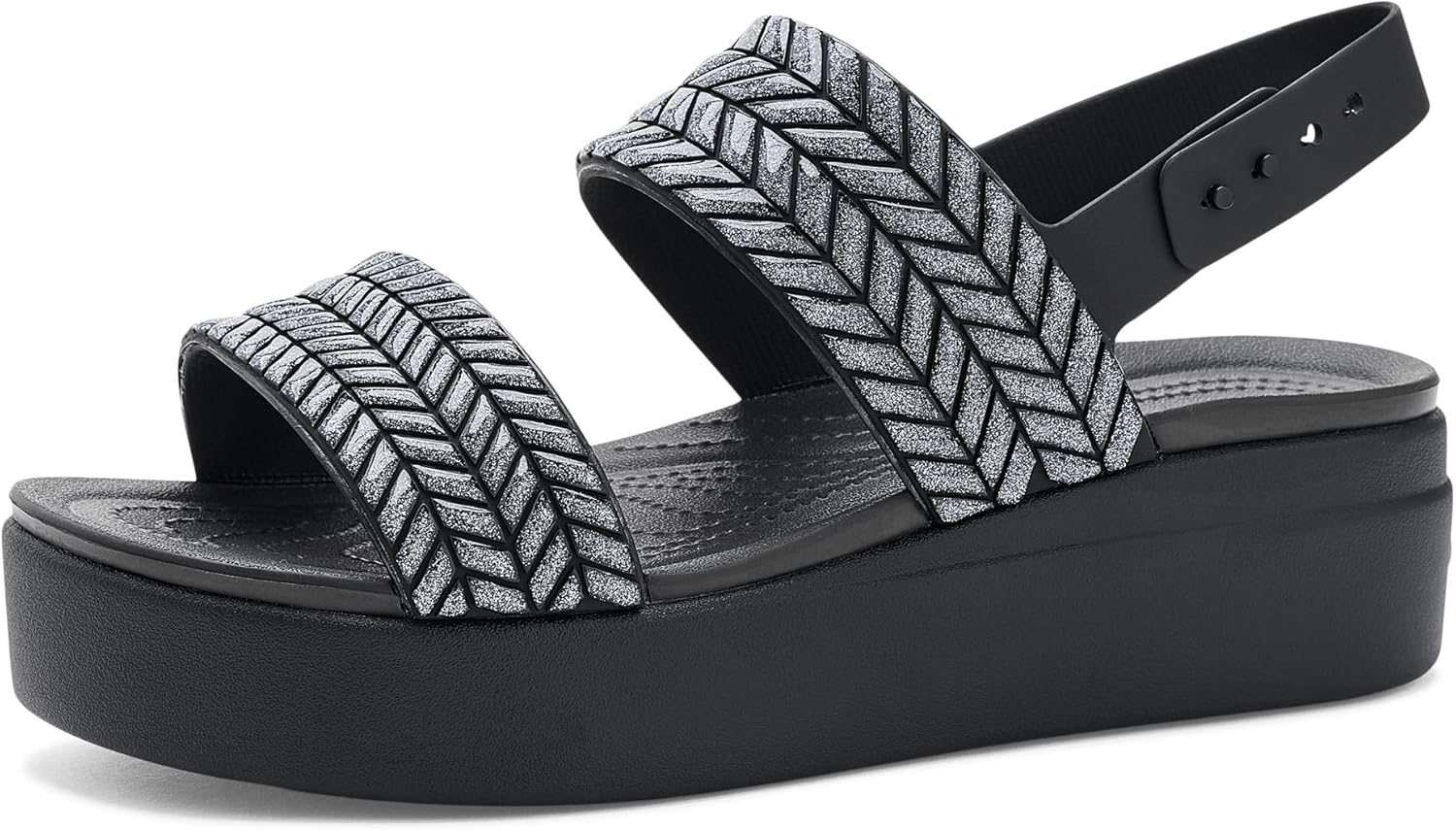크록스 Brooklyn 로우 Wedges 플랫폼 샌들