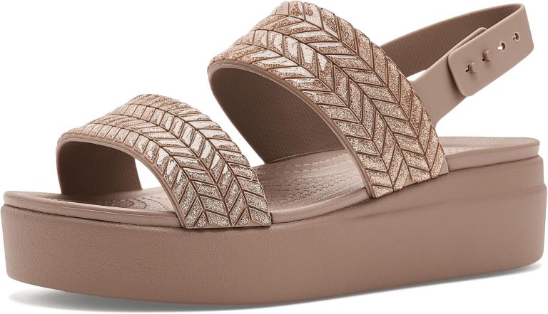 크록스 Brooklyn 로우 Wedges 플랫폼 샌들