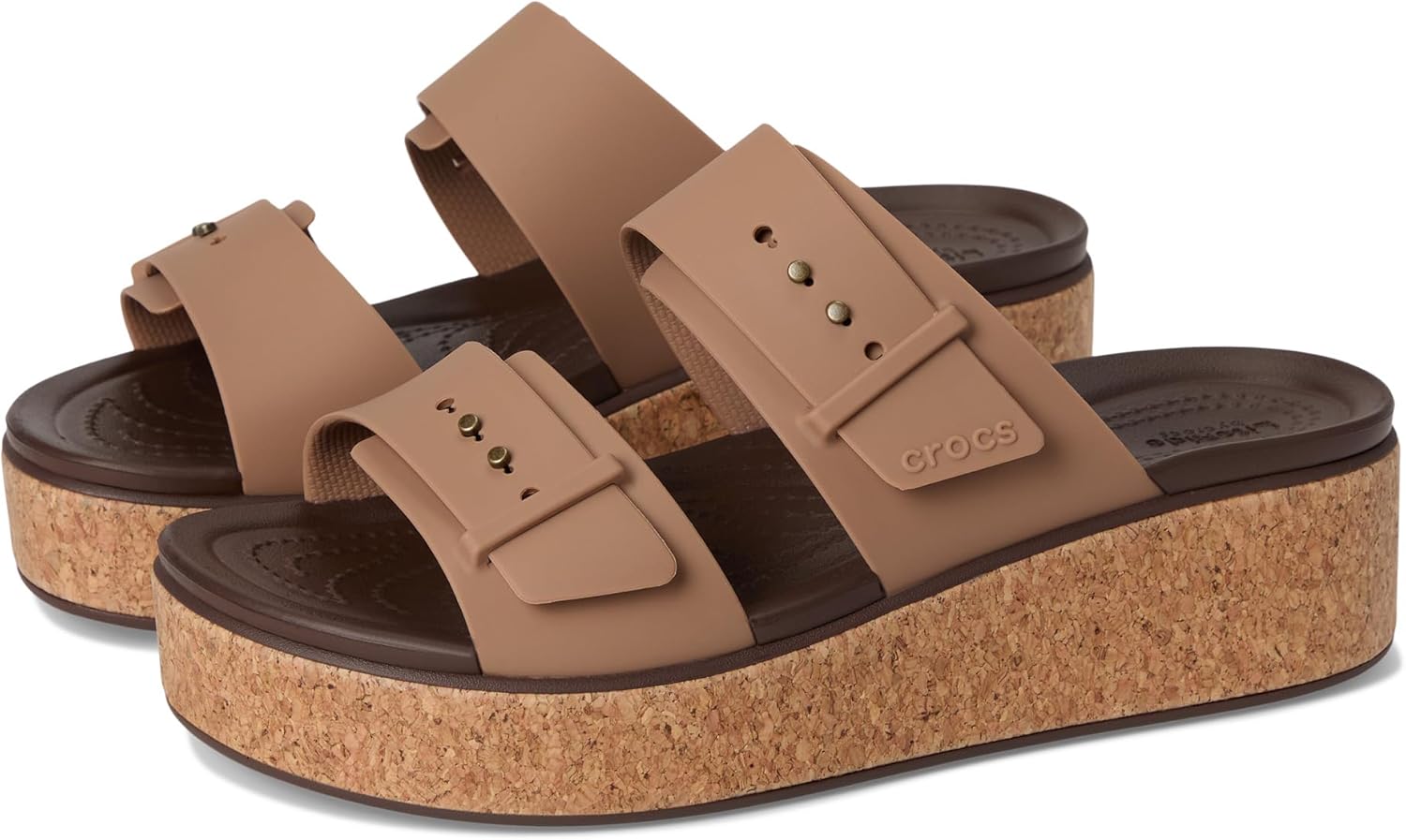 크록스 Brooklyn Cork Buckle 샌들