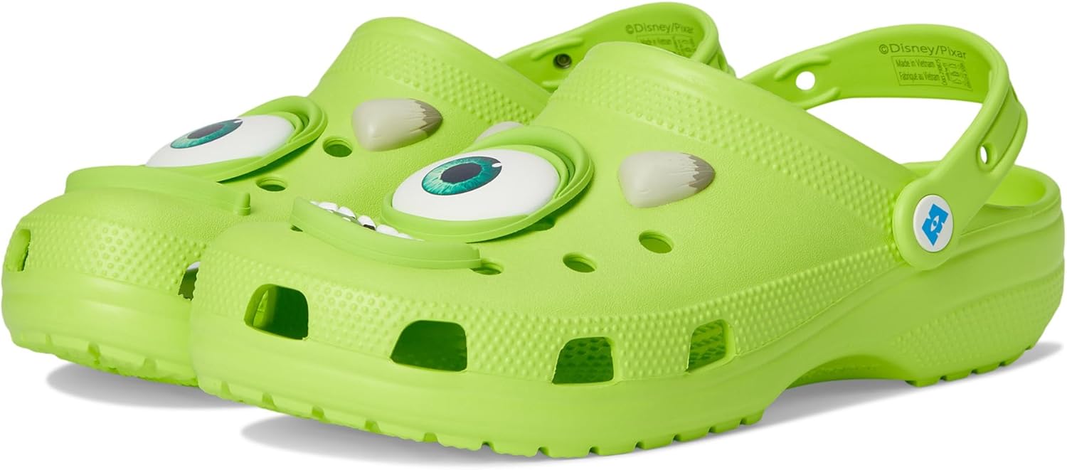 크록스 Disney 앤 Pixar Monsters Inc Mike 클래식 Clog
