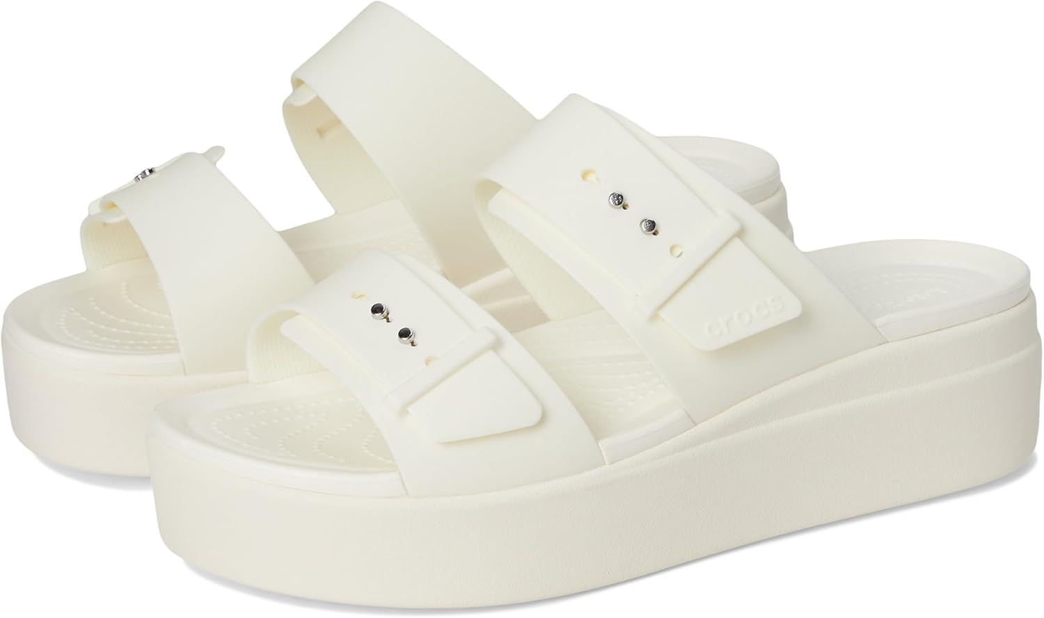 크록스 Brooklyn Buckle 로우 Wedge