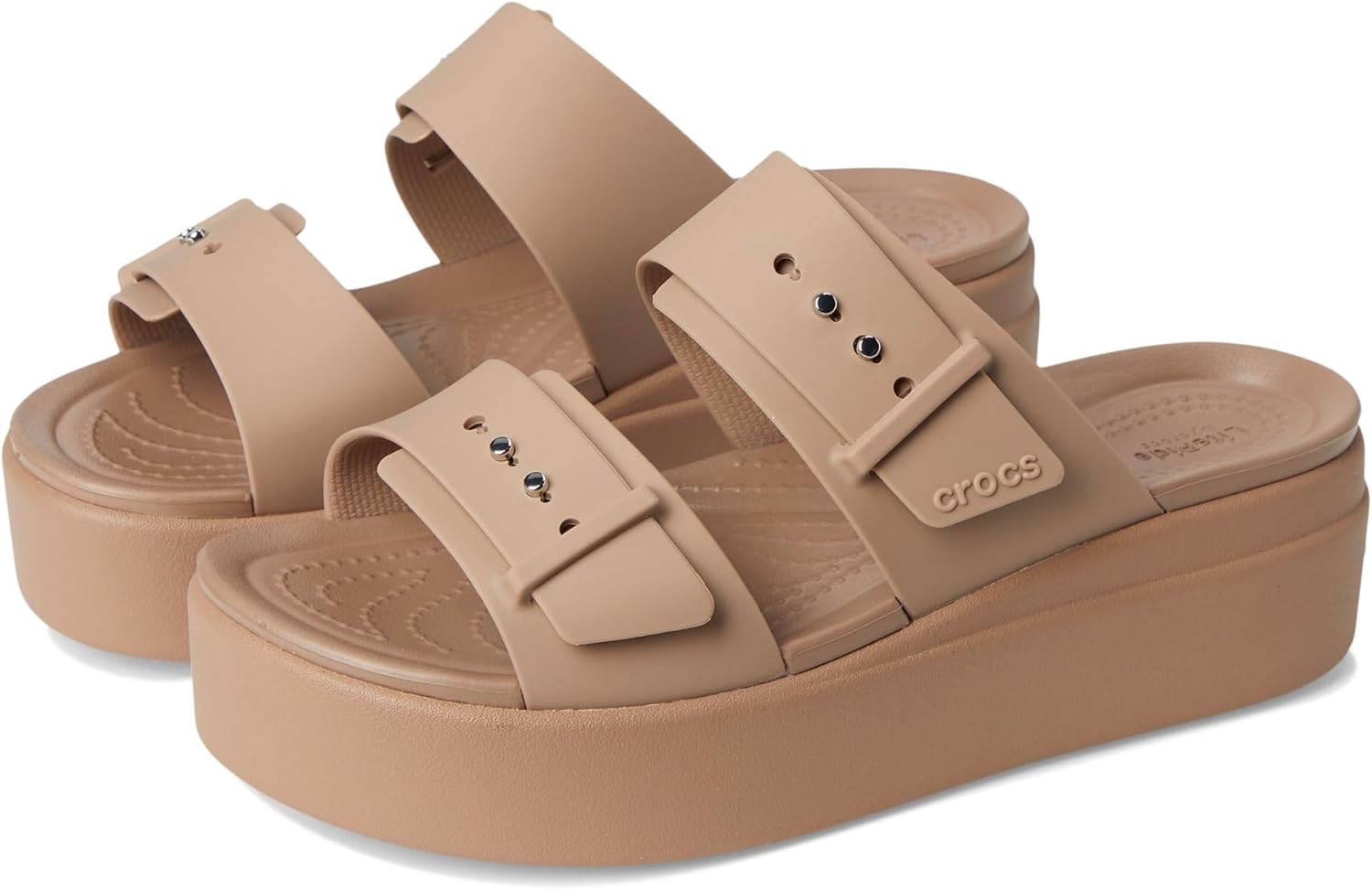 크록스 Brooklyn Buckle 로우 Wedge