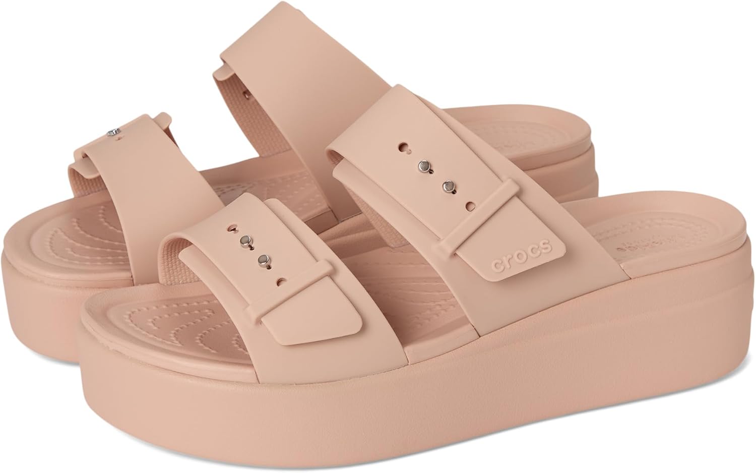 크록스 Brooklyn Buckle 로우 Wedge