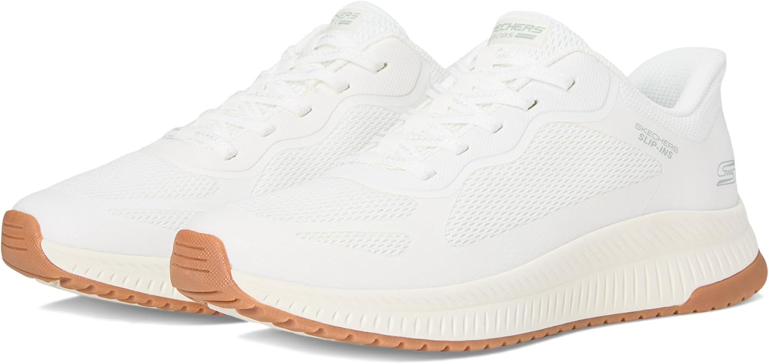 SKECHERS의 밥 Hands 프리 슬립 인스 Bobs Squad 4 Staple Look