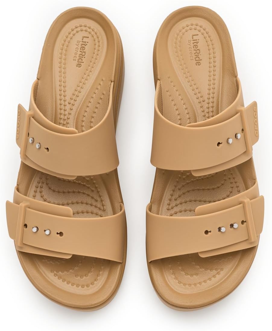 크록스 Brooklyn Buckle 로우 Wedge