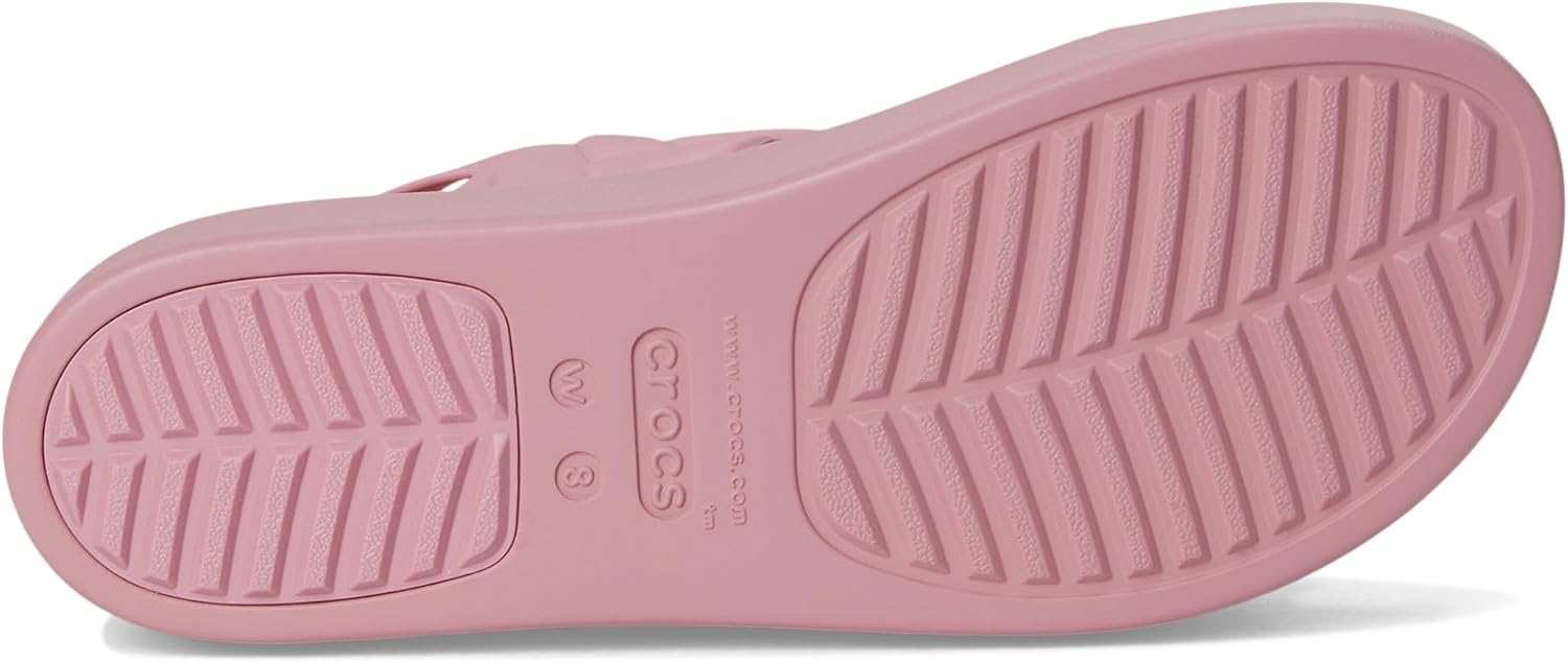 크록스 Brooklyn Woven 로우 Wedge 샌들