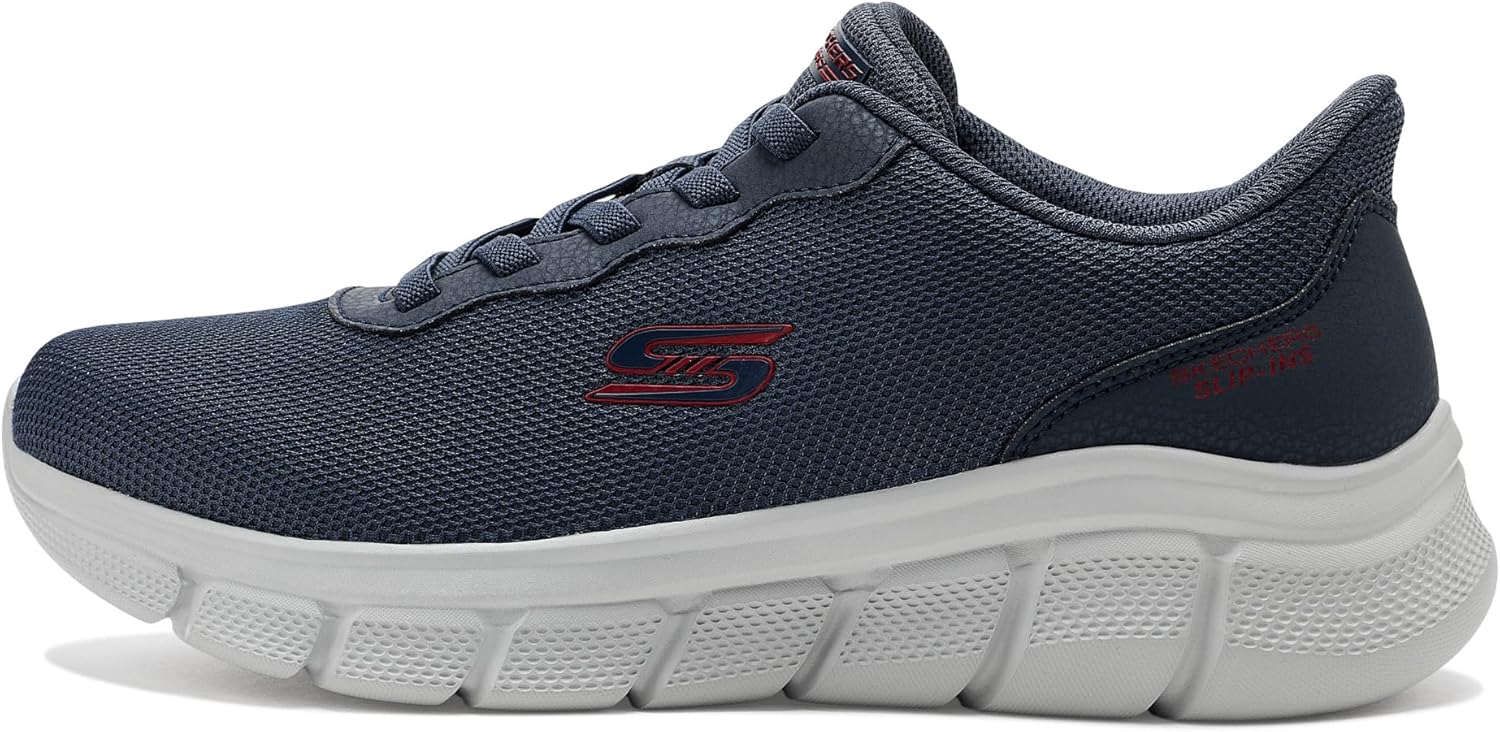 SKECHERS의 밥 Bobs B 플렉스 Glacial Edge 슬립 인스