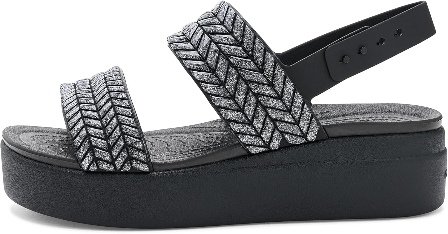 크록스 Brooklyn 로우 Wedges 플랫폼 샌들