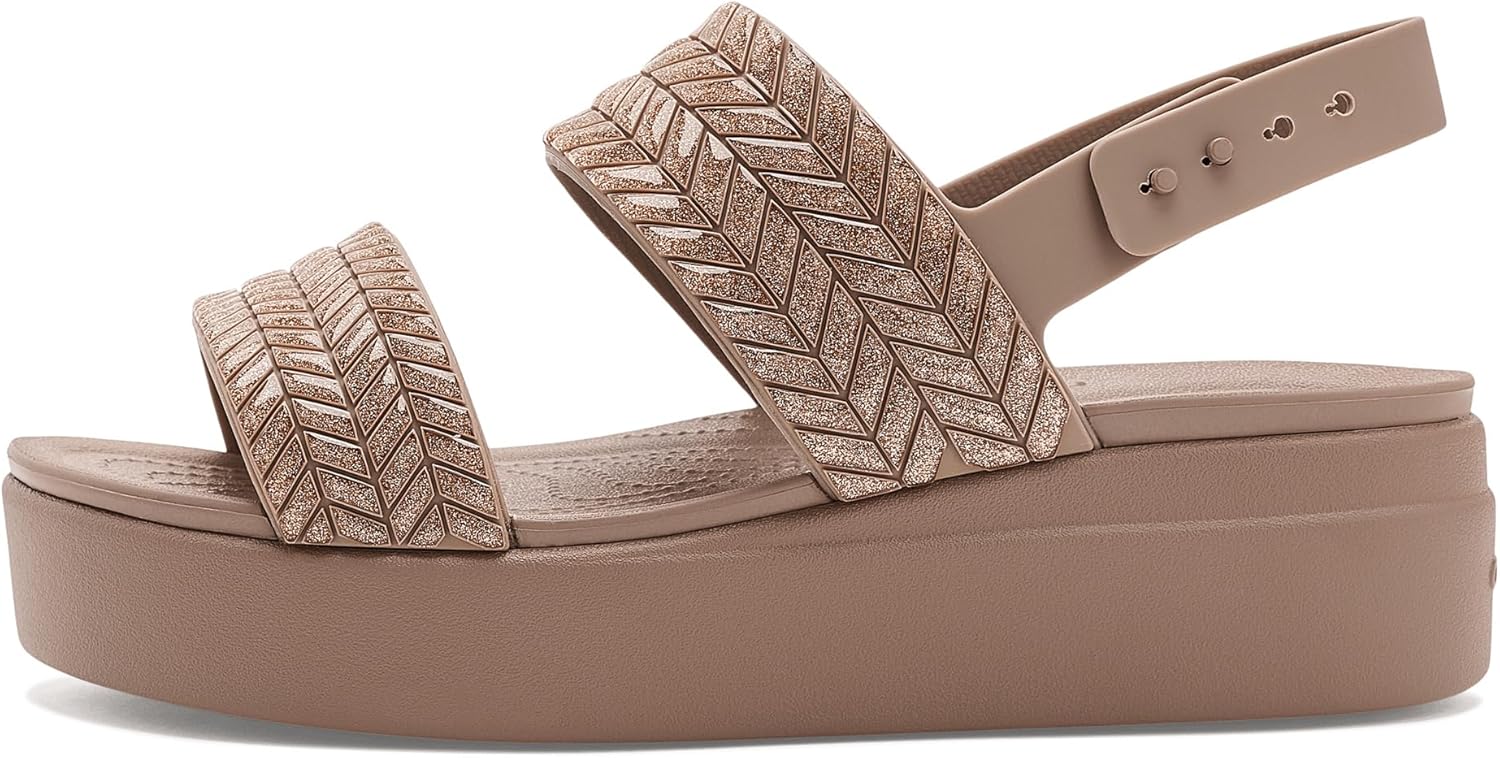 크록스 Brooklyn 로우 Wedges 플랫폼 샌들