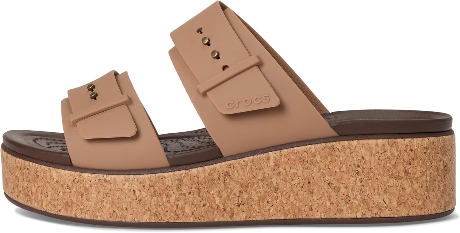 크록스 Brooklyn Cork Buckle 샌들