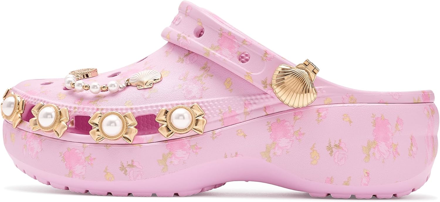 크록스 클래식 플랫폼 LoveShackFancy Clogs