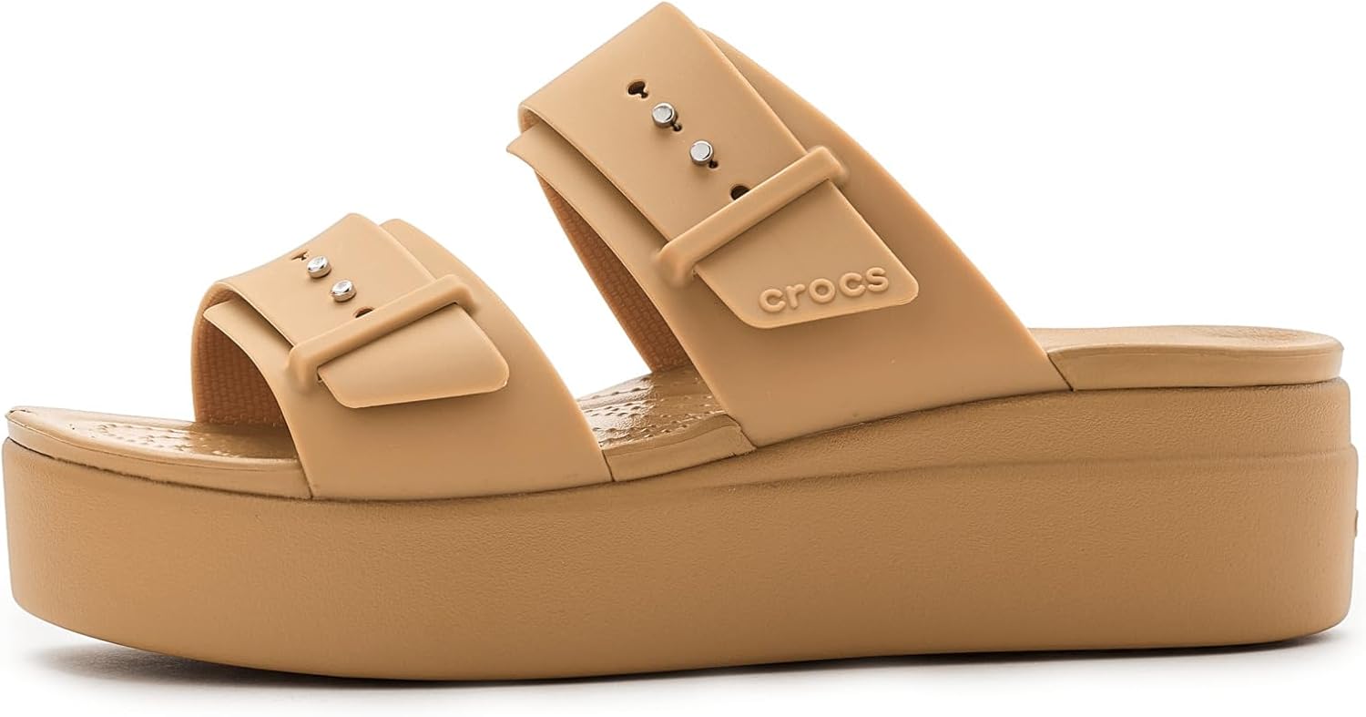 크록스 Brooklyn Buckle 로우 Wedge