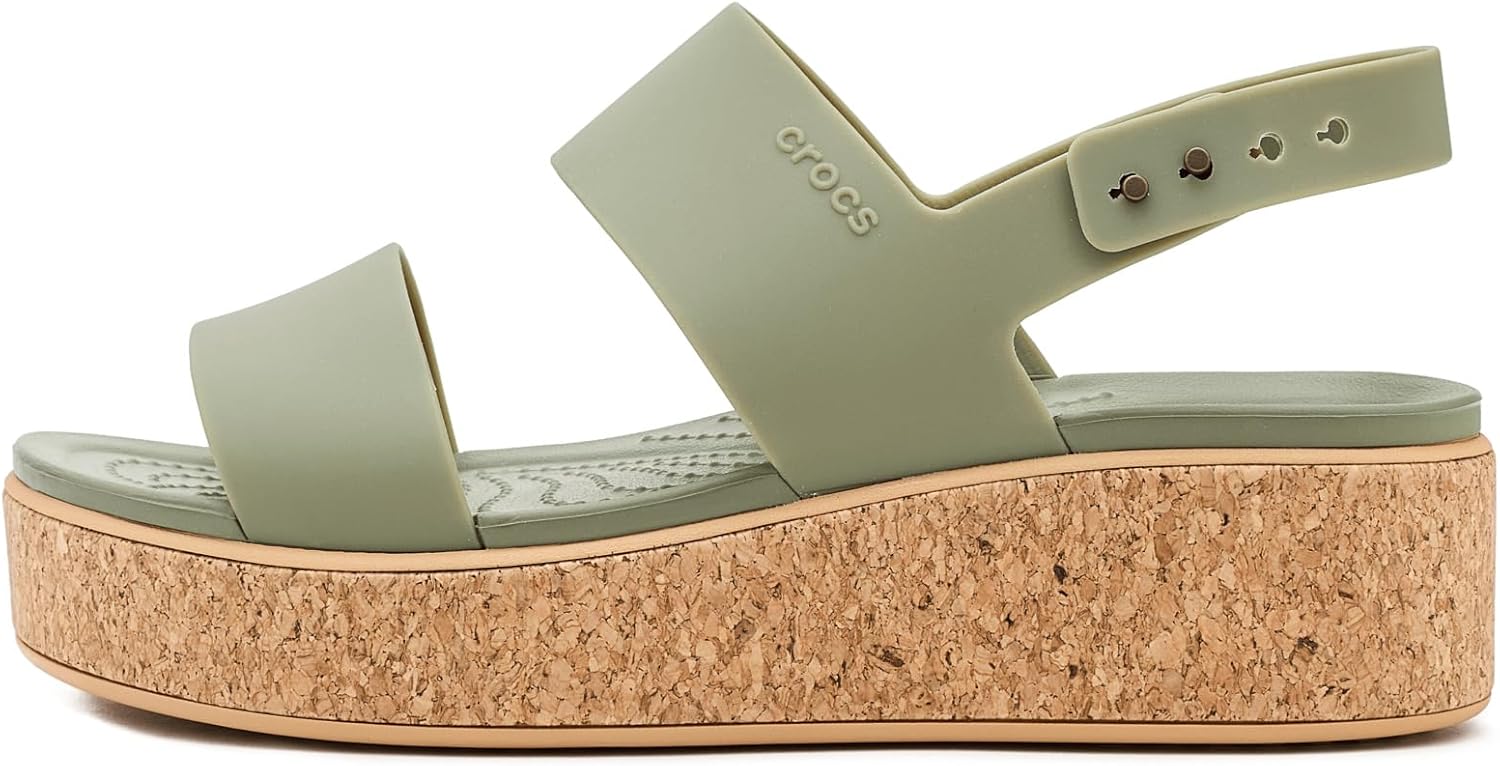 크록스 Brooklyn Cork 로우 Wedge