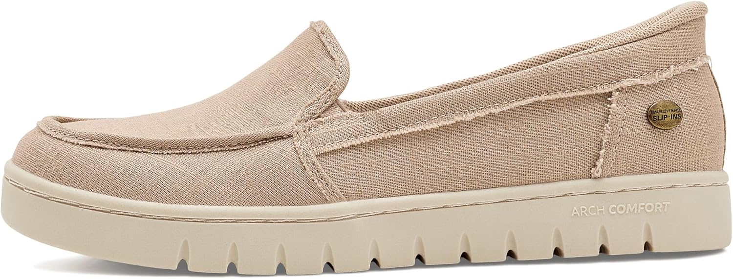 SKECHERS의 밥 Bobs 아치 Comfort Sunfest 슬립 인스