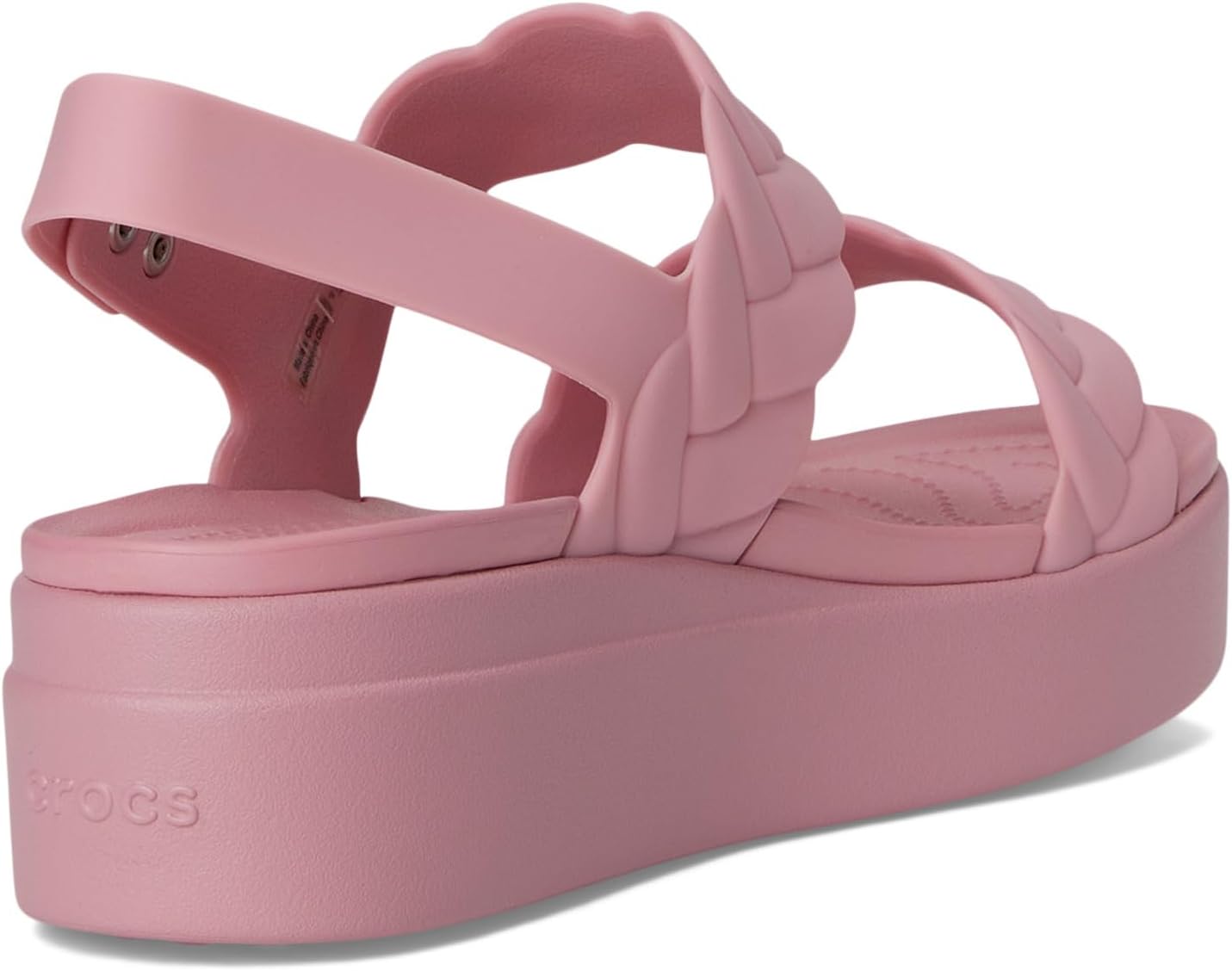 크록스 Brooklyn Woven 로우 Wedge 샌들