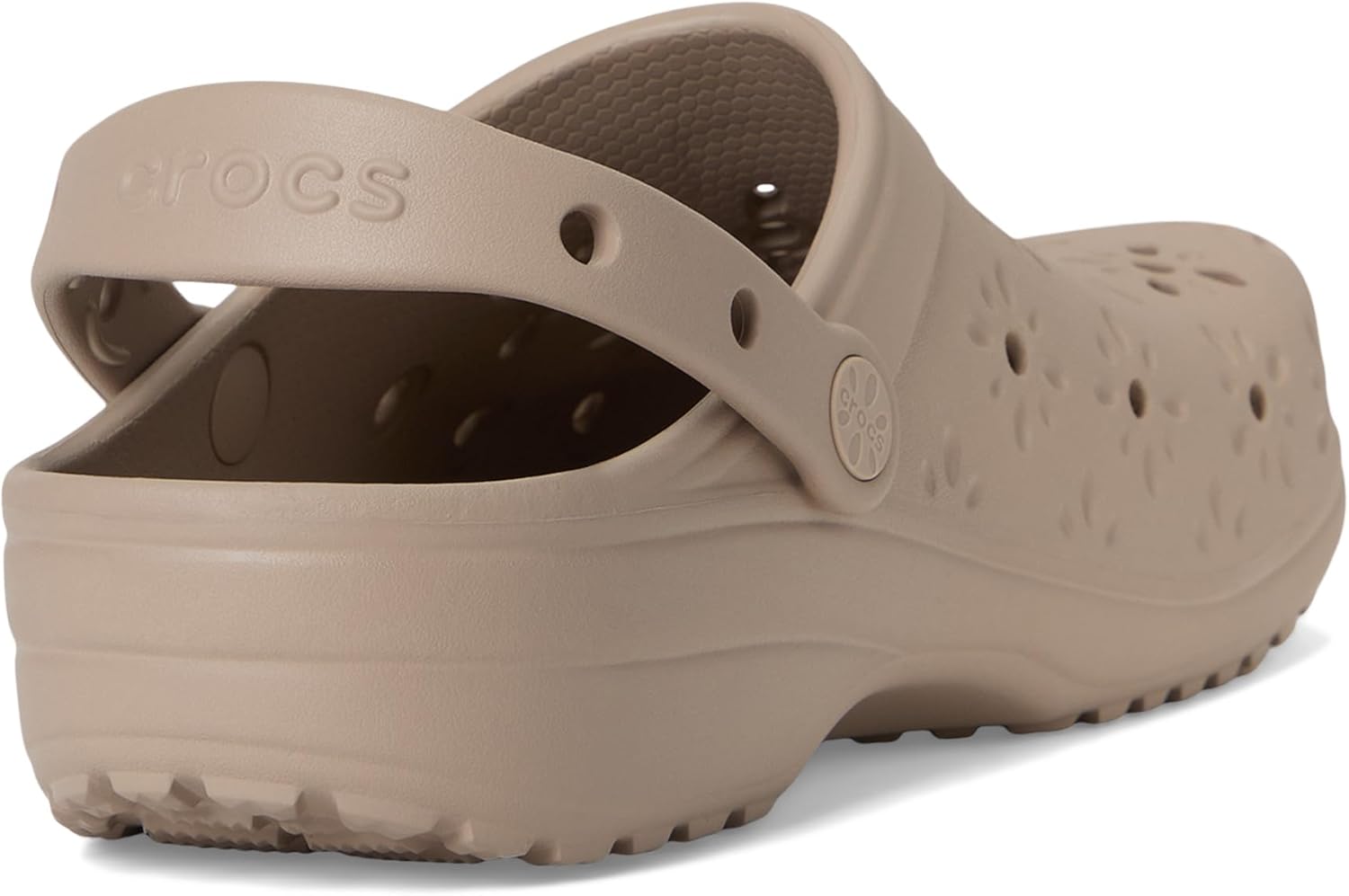 크록스 클래식 Clogs with Floral Cut Out Design