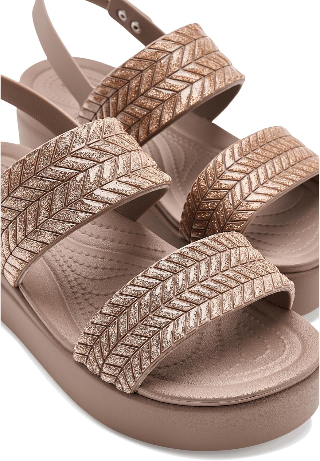크록스 Brooklyn 로우 Wedges 플랫폼 샌들