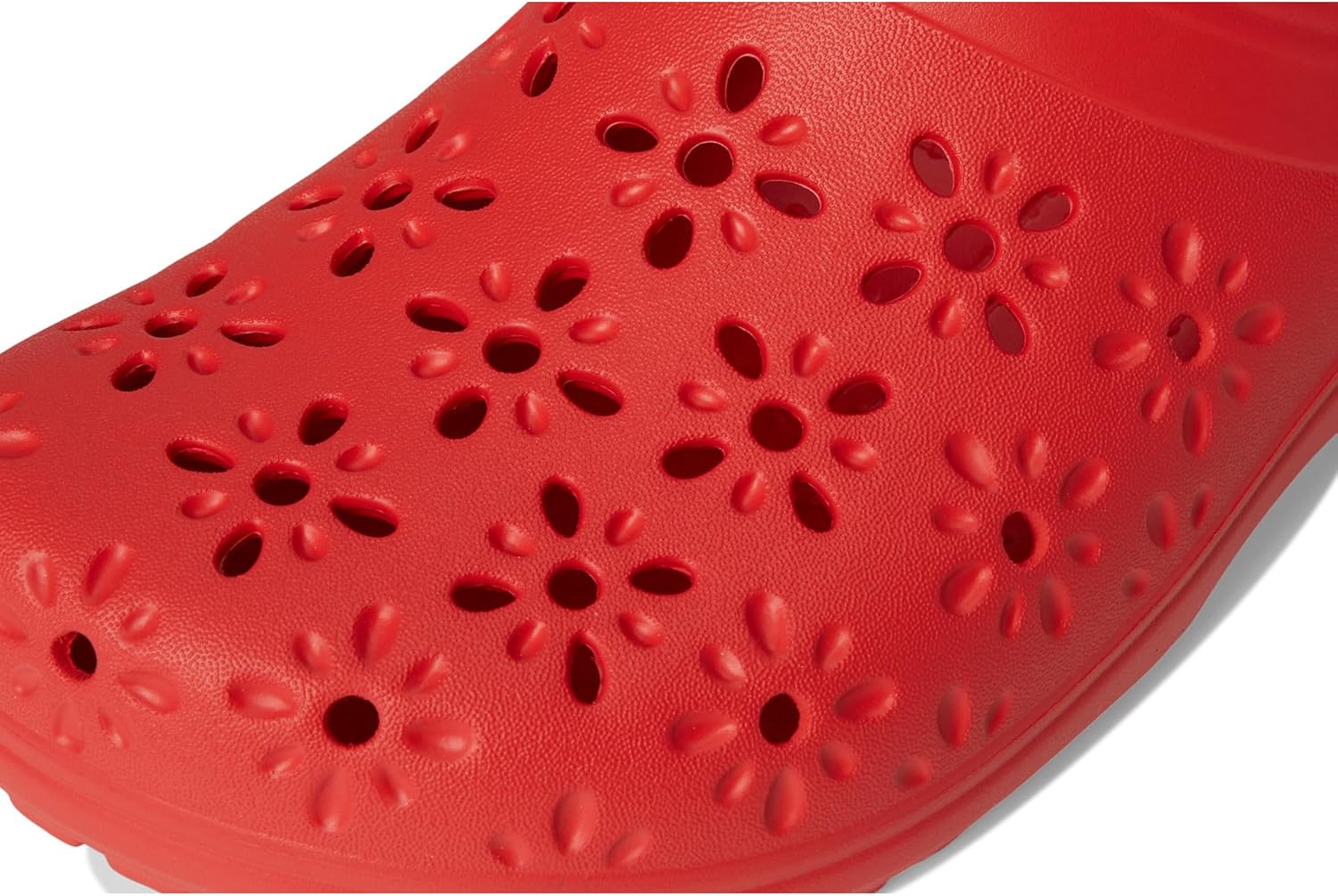크록스 클래식 Clogs with Floral Cut Out Design