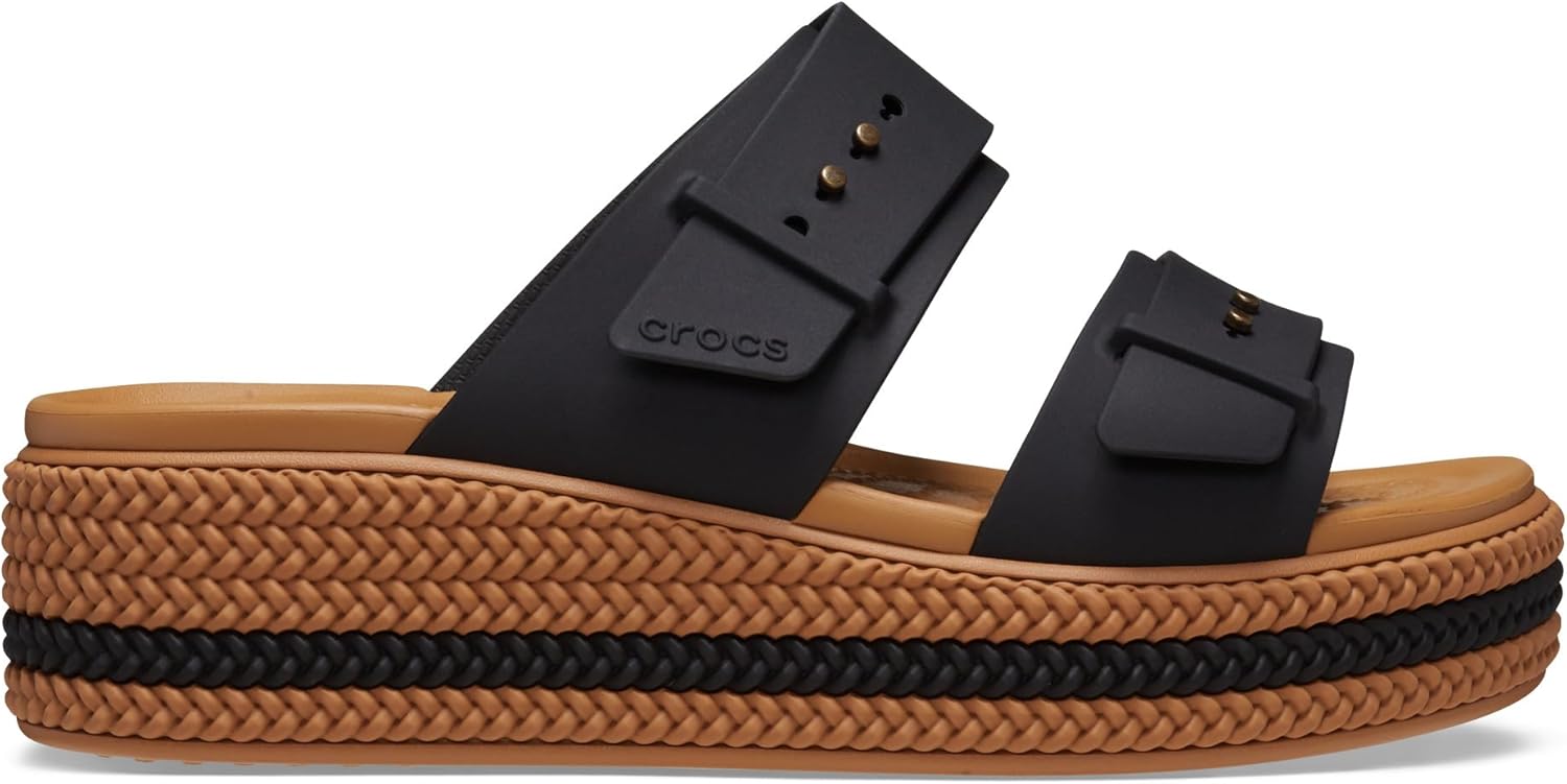 크록스 Brooklyn Buckle 로우 Wedge
