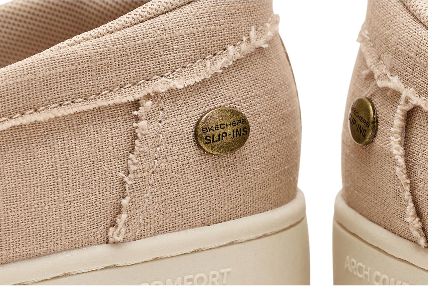 SKECHERS의 밥 Bobs 아치 Comfort Sunfest 슬립 인스