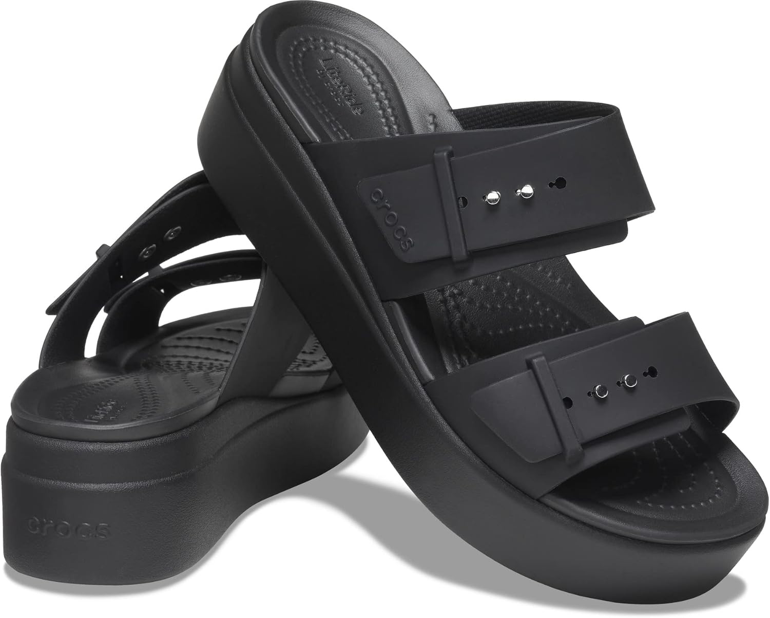 크록스 Brooklyn Buckle 로우 Wedge