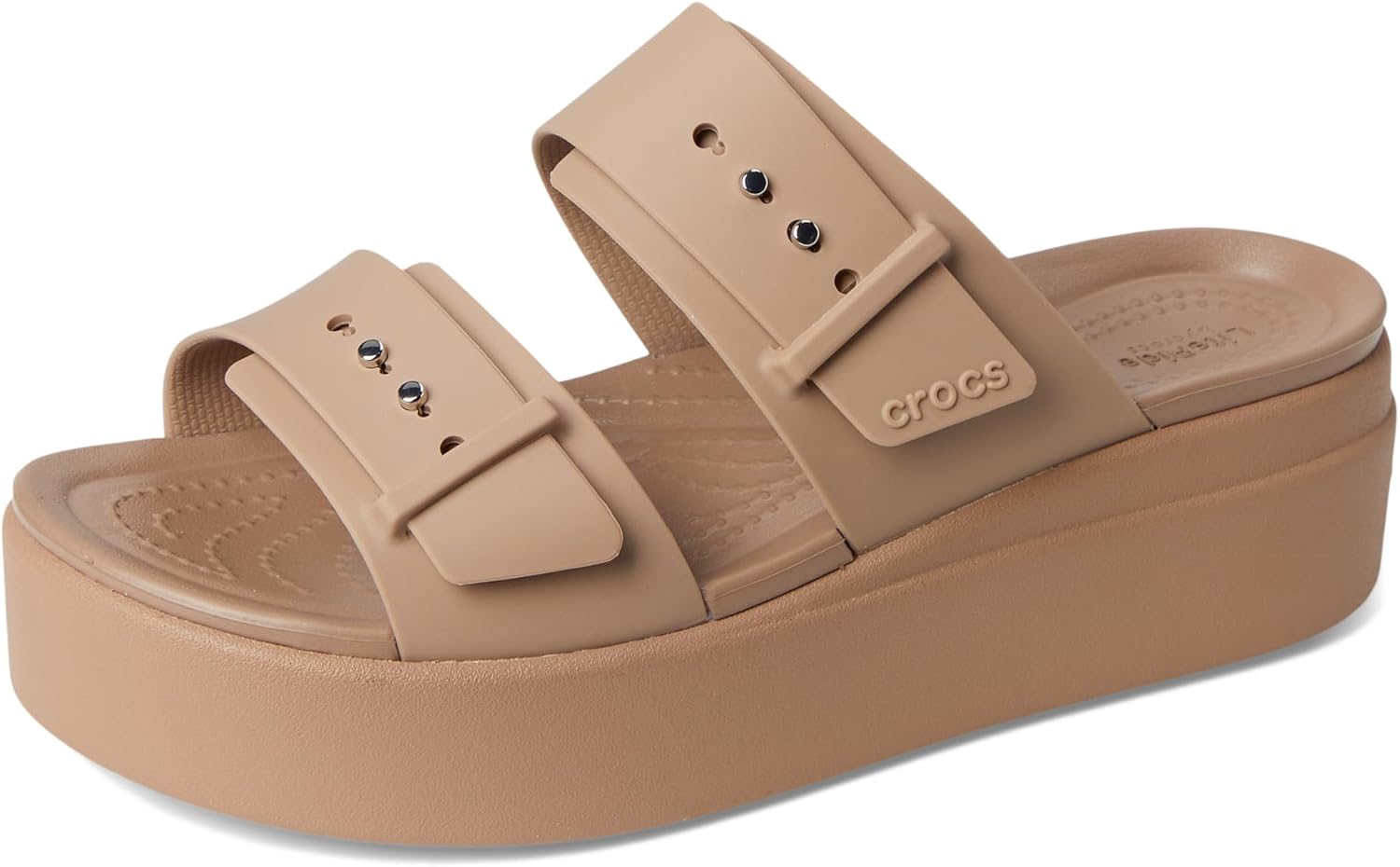 크록스 Brooklyn Buckle 로우 Wedge