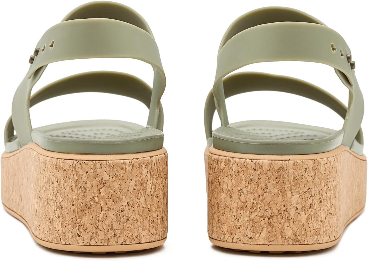 크록스 Brooklyn Cork 로우 Wedge