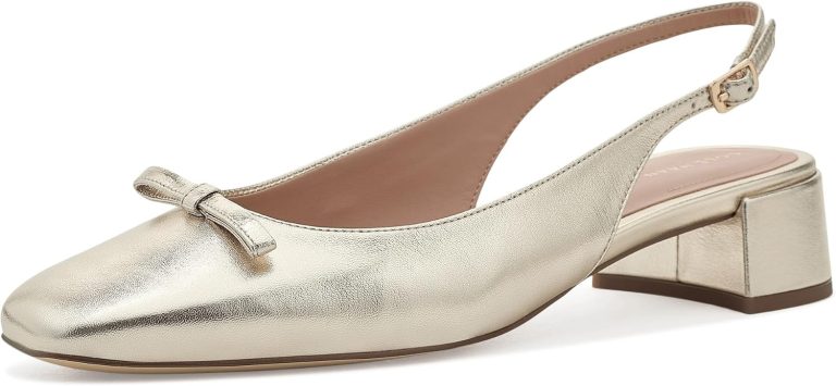 콜 한 Patsy Bow Slingback Pumps