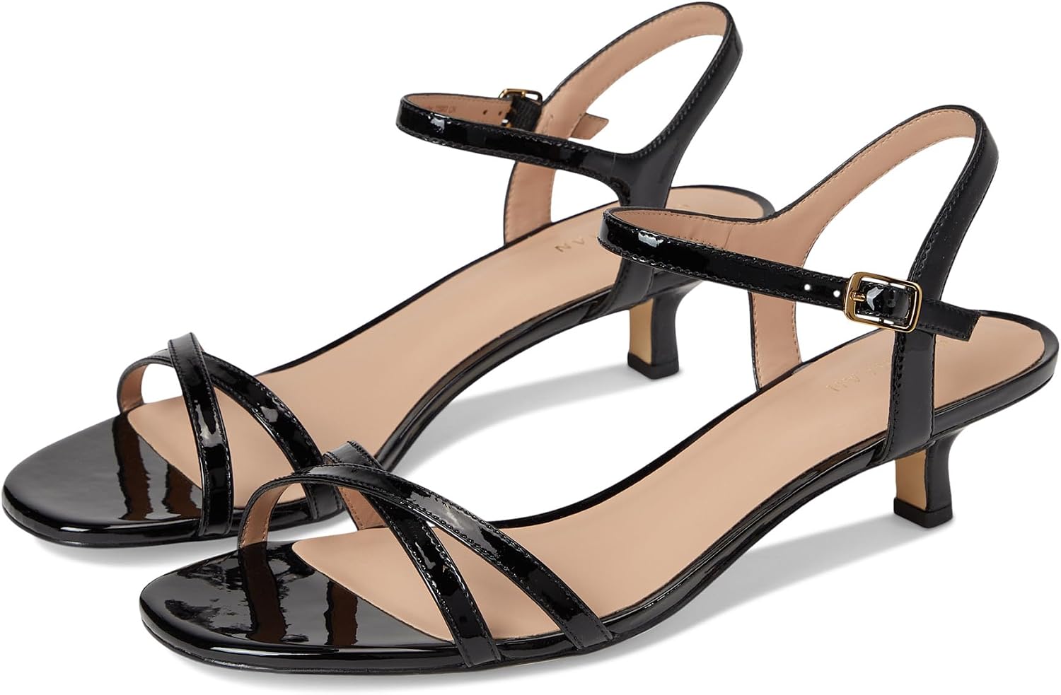 콜 한 Leni Kitten Heel Strappy 샌들 40MM