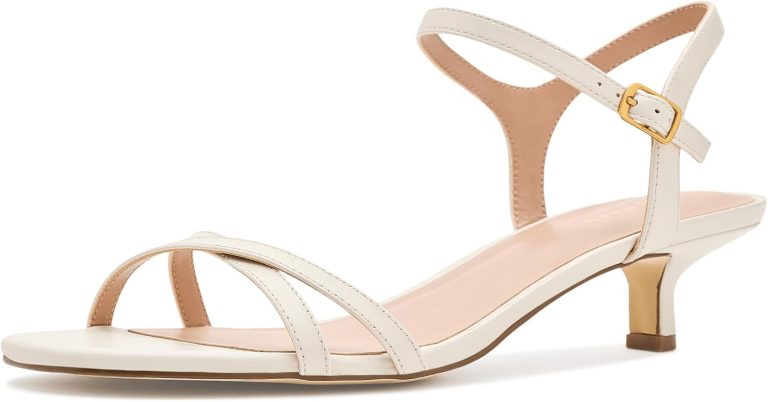 콜 한 Leni Kitten Heel Strappy 샌들 40MM