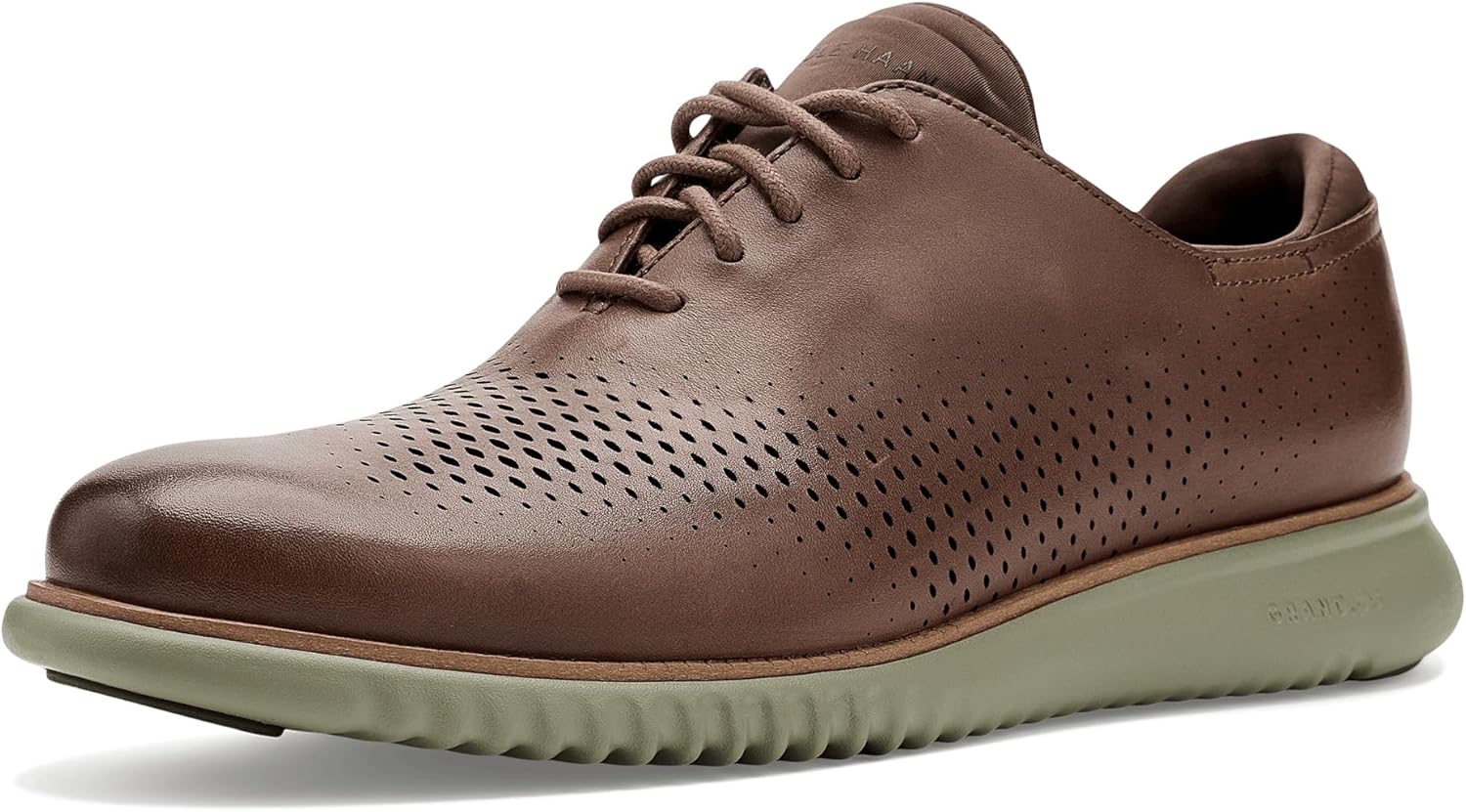 콜 한 2.Zerogrand Casual 라이트웨이트 레더 Laser Wing Tip Oxfords