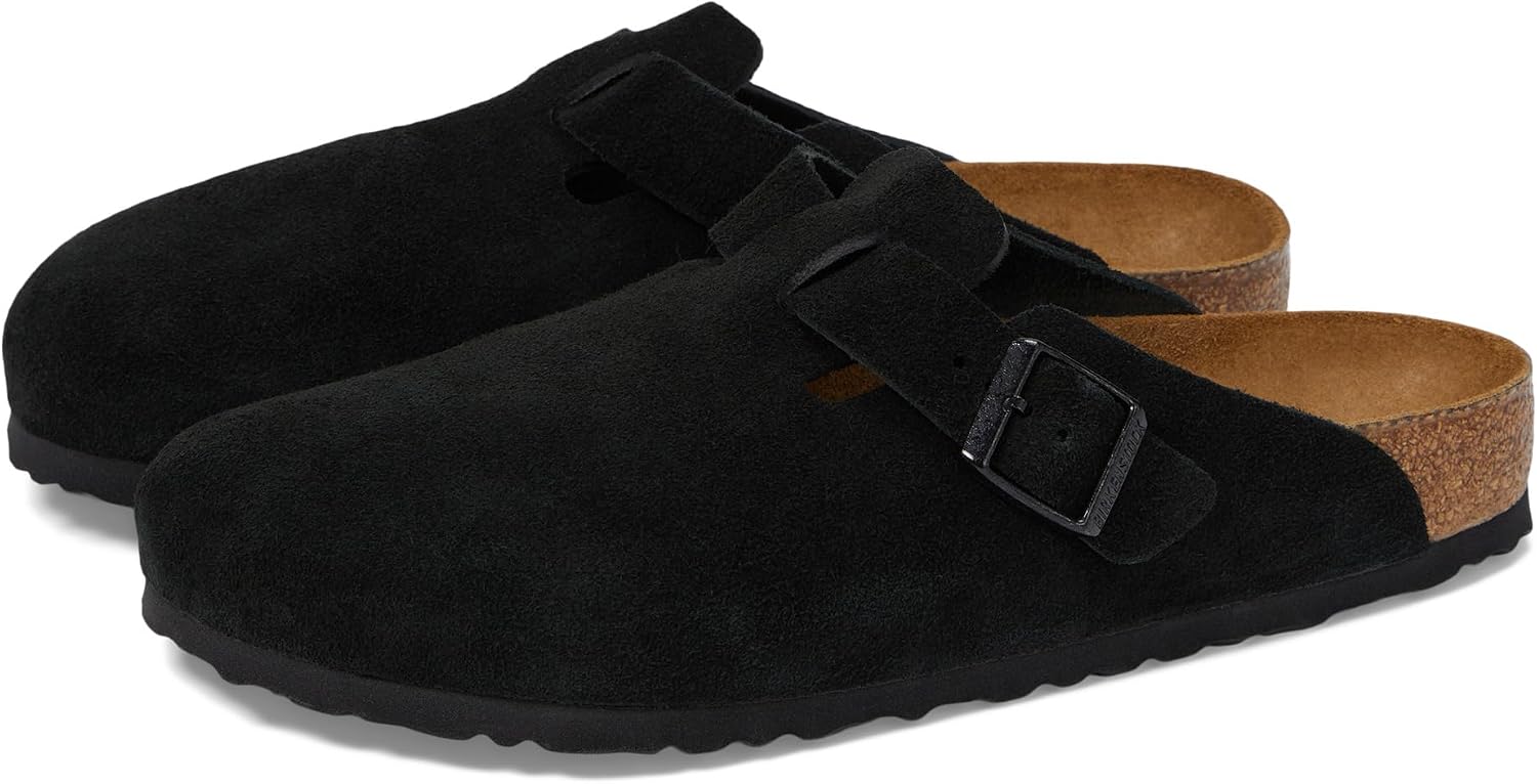 버켄스탁 보스턴 Clog Soft Footbed 스웨이드