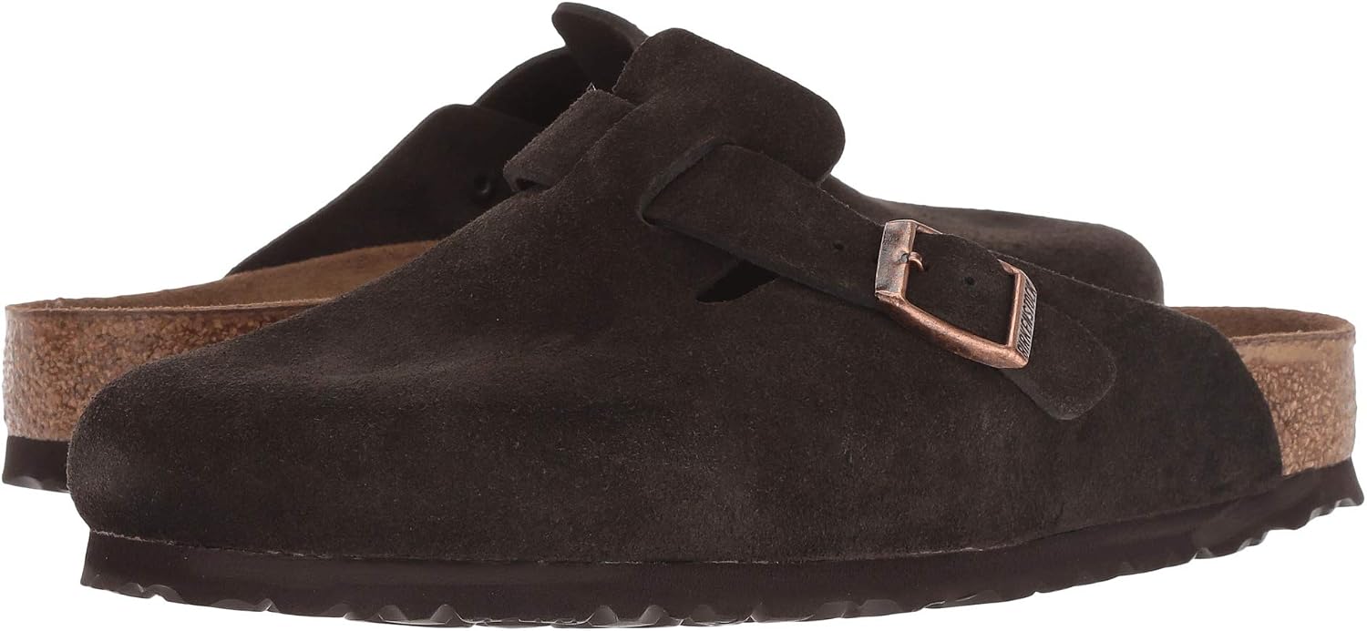 버켄스탁 보스턴 Clog Soft Footbed 스웨이드