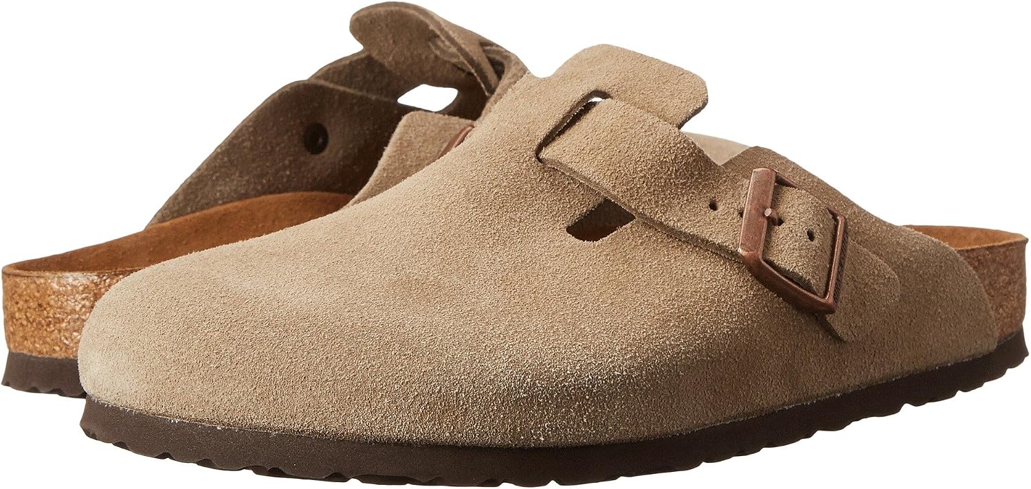 버켄스탁 보스턴 Clog Soft Footbed 스웨이드