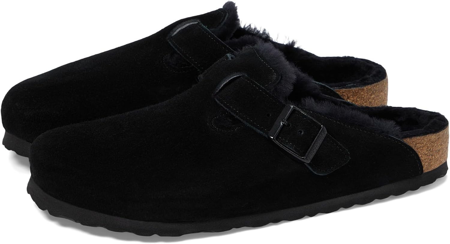 버켄스탁 보스턴 Shearling Clog 스웨이드