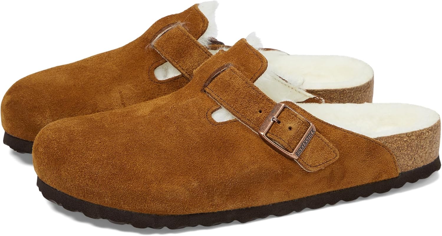 버켄스탁 보스턴 Shearling Clog 스웨이드