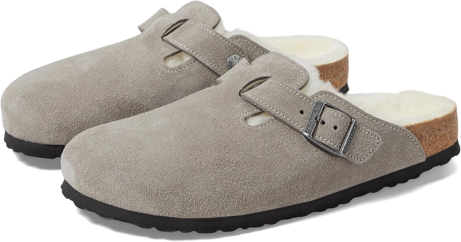 버켄스탁 보스턴 Shearling Clog 스웨이드