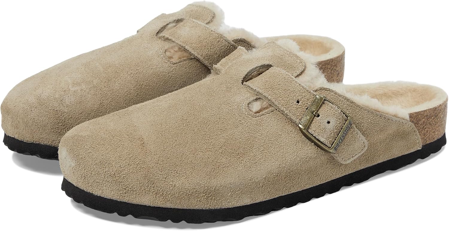 버켄스탁 보스턴 Shearling Clog 스웨이드