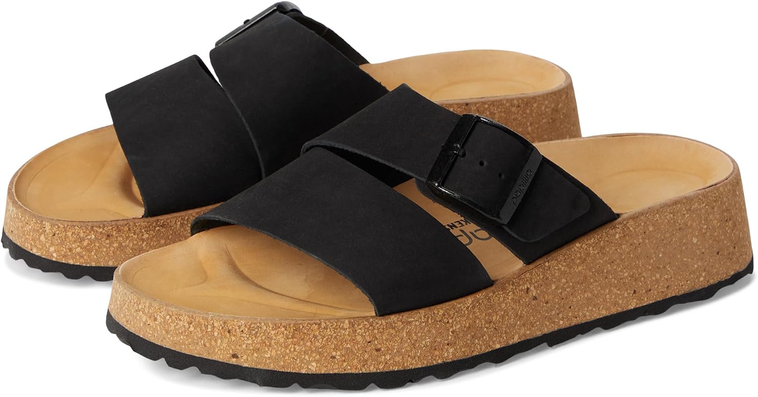 버켄스탁 Almina 플랫폼 샌들 Nubuck