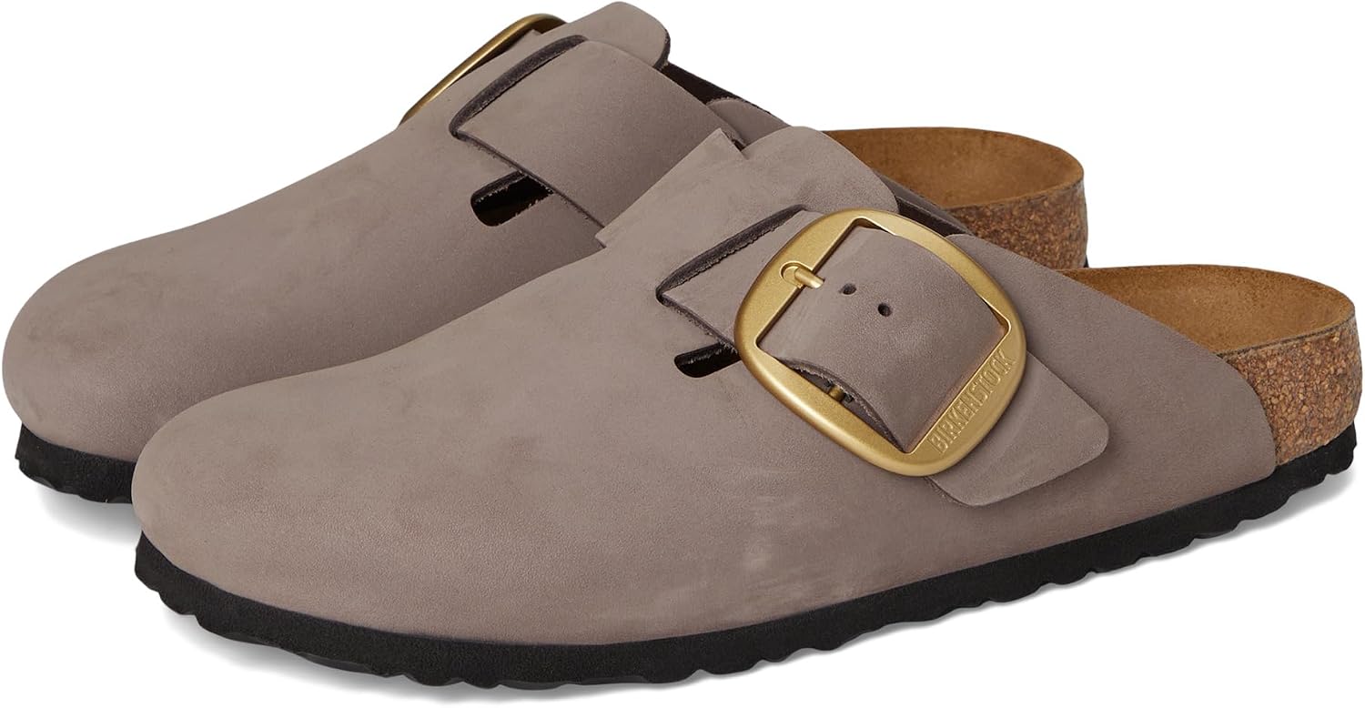 버켄스탁 보스턴 빅 Buckle Clog Nubuck 레더