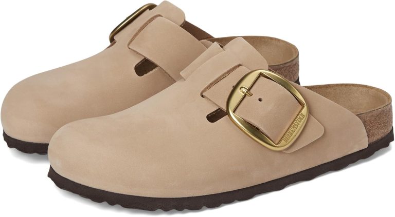 버켄스탁 보스턴 빅 Buckle Clog Nubuck 레더