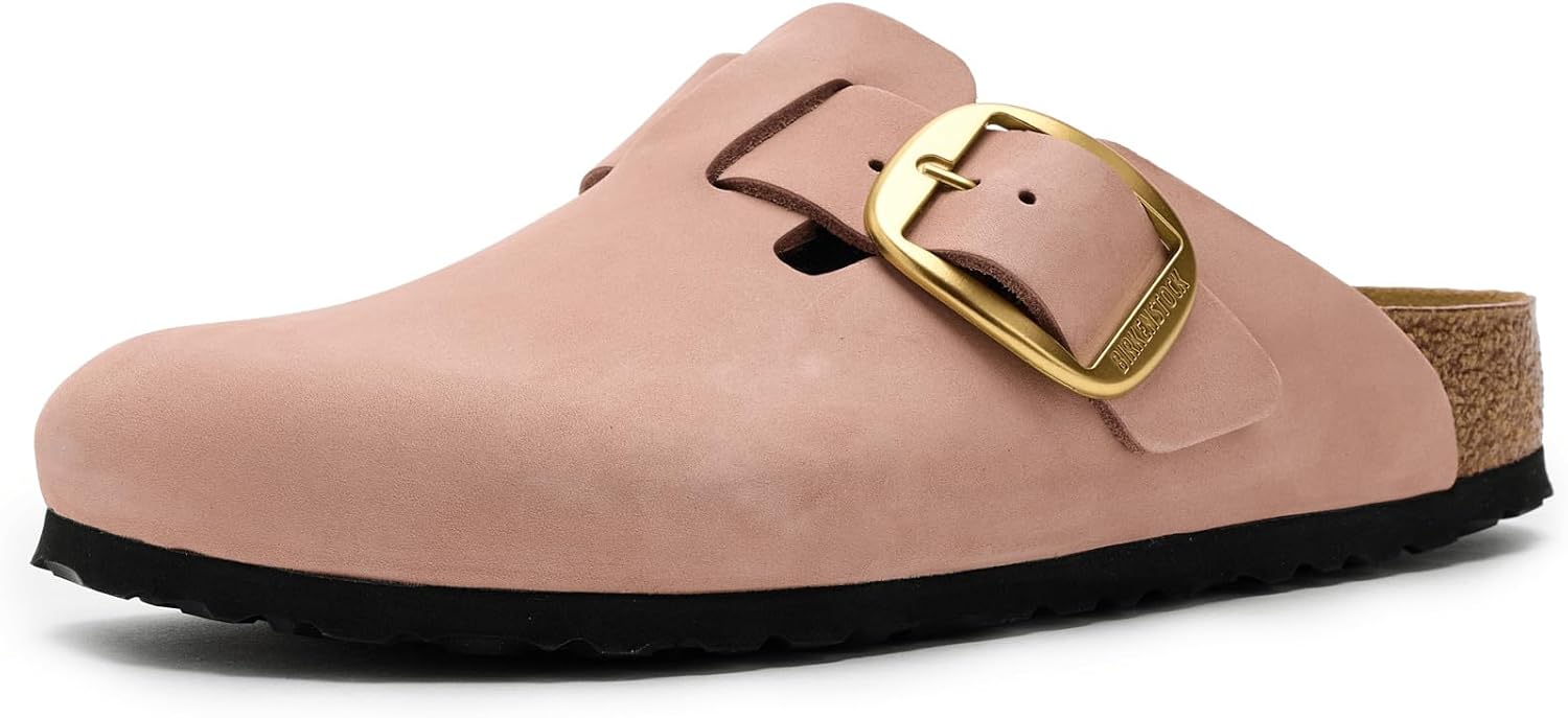 버켄스탁 보스턴 빅 Buckle Clog Nubuck 레더