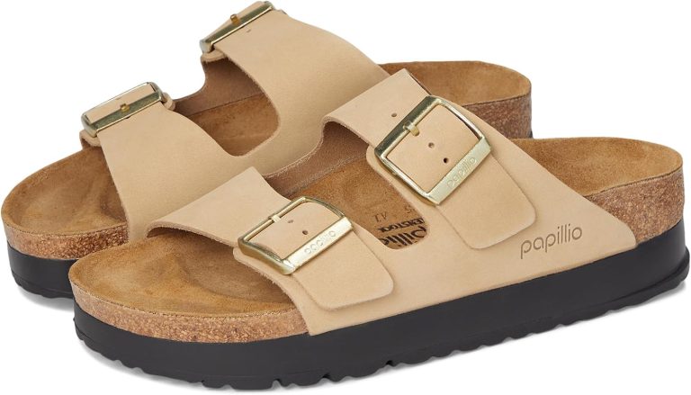 버켄스탁 아리조나 플랫폼 샌들 Nubuck