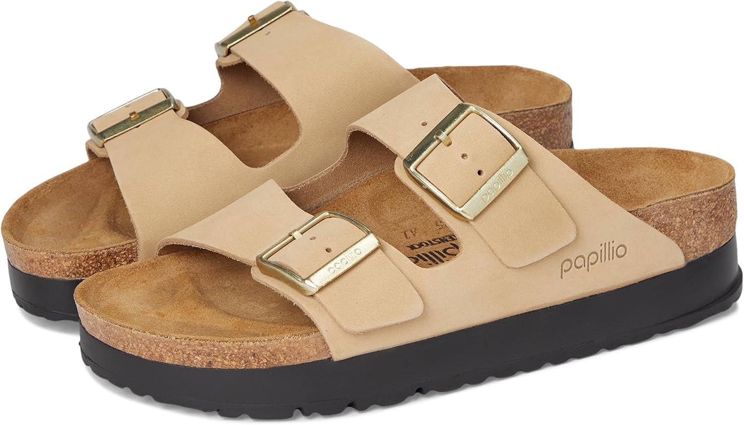 버켄스탁 아리조나 플랫폼 샌들 Nubuck