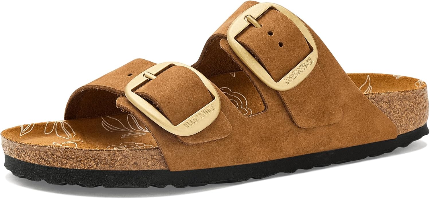 버켄스탁 아리조나 빅 Buckle Printed Footbed Nubuck